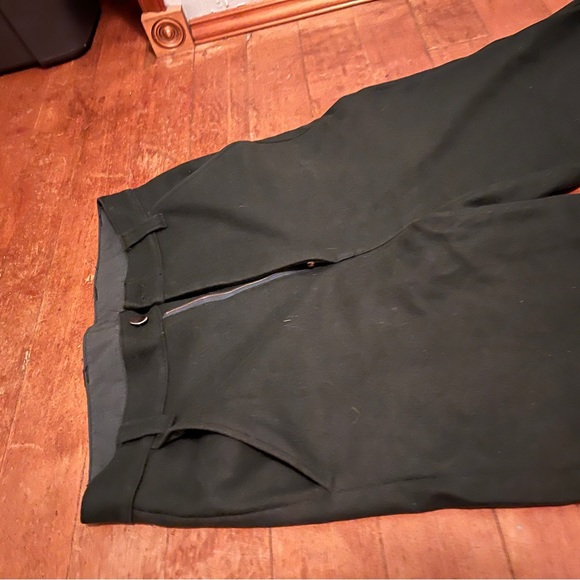 Dark Green Wool Pants - Picture 8 of 10